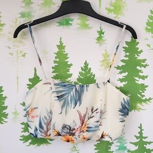 Tropical Strap Tube Top